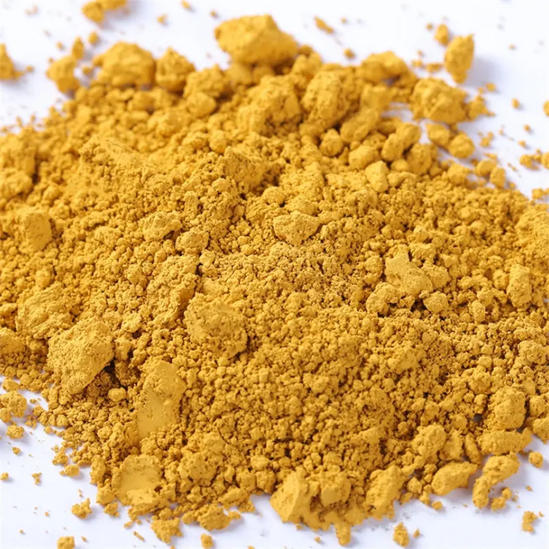 Çimento pigment isıya dayanıklı şeffaf demir oksit sarı seramik karo