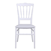 Vente en gros de chaises Napoléon empilables pour banquets, hôtels, mariages, repas, chaises Napoléon blanches en plastique résine
