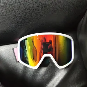 Factory Price Winter Hot Sale Ski Goggle Glasses Snow Goggles with Logo Custom On Headband