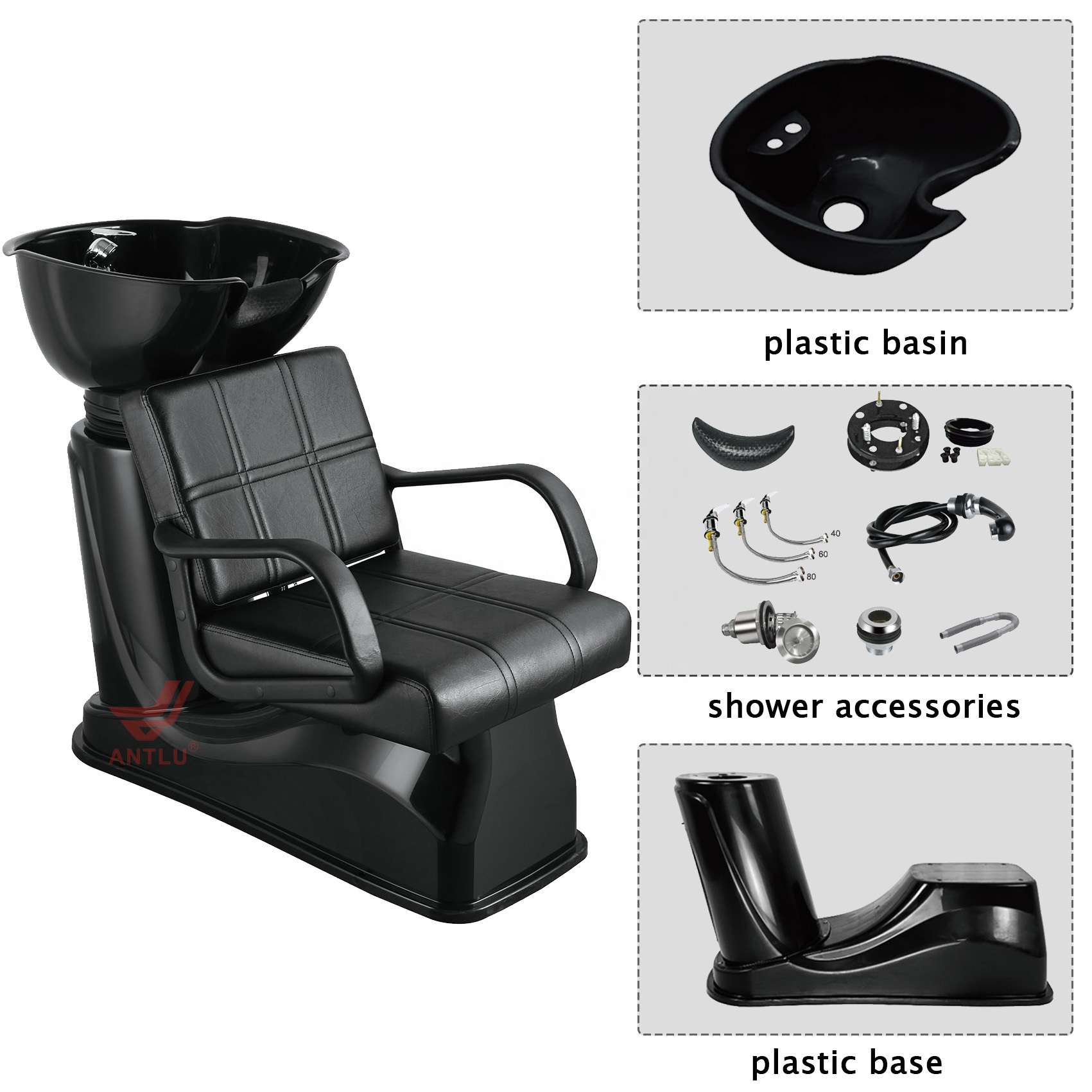 Ceramic Hair Salon Wash Basins Durable Stylish