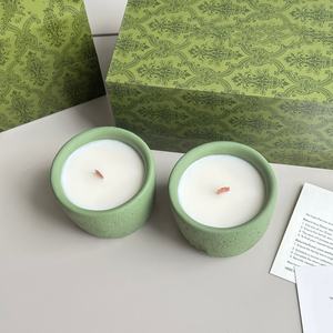 Bougie parfumée à la cire de soja, style romantique français, pour exposition artistique et fête - Product Image 3