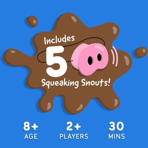 Juego de Mesa Oinkredible para Familias, Niños y Adultos, de 4 a 8 Jugadores, Edad 8+, Incluye 150 Tarjetas de Desafío y 5 Boquillas de Cerdo - Product Image 3