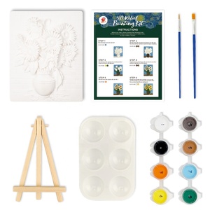 3D rilievo gesso goffro pittura set girasole in gesso giocattoli <span class=keywords><strong>di</strong></span> pittura per bambini - Product Image 2