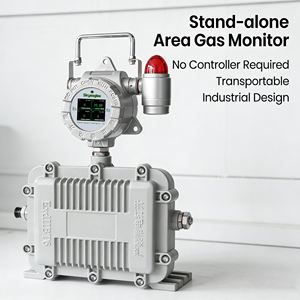 Stazione di Allarme Gas Mobile con Batteria da 36 Ore e Pompa di Aspirazione Integrata per Protezione Temporanea in Spazi Confinati - Product Image 1