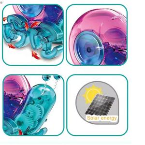Assemblaggio di lumaca solare animali che camminano scienza energetica esperimento educativo gattonare giocattolo elettrico divertente di plastica lumaca - Product Image 2