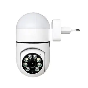 360 rotation DP34 moniteur de caméra sans fil à domicile V380 pro Vision nocturne caméra de sécurité à ampoule