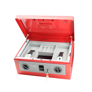 ตู้เซฟเหล็กแบบรหัส C302 พร้อมหน้าปัดคู่ สำหรับซูเปอร์มาร์เก็ต ป้องกันการโจรกรรม - Product Image 4