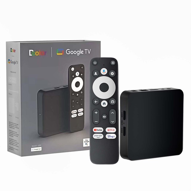 Dcolor GD2 2+32G 4K TV Box Google Certified Amlogic S905Y4 Android 12 5G Dual WiFi Set Top Box BT5.0 HDR10 Streaming Player Box