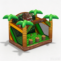Jeu de lancer de hache gonflable Dinosaure de la Jungle, machine de tir sur cible personnalisée, équipement de divertissement pour adultes et enfants