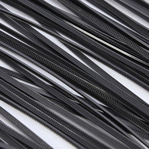 Plastic zip tie approved resist Black color tie wrap Selflocking nylon 66 cable ties - Product Image 5