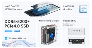 MINISFORUM NPB6 13th Gen Core I7-13620H <b>Mini</b> <b>PC</b> DDR5 32GB 1TB SSD 8K USB4 11 <b>Desktop</b> Gaming Computer NPB6 Latest <b>Desktop</b> Compute - Product Image 1