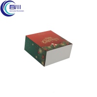 Caja de Regalo Sorpresa Navideña Personalizada con Logotipo Colorido, Caja de Embalaje de Perfume y Aperitivos Cindy de Alta Calidad con Bandeja Interior