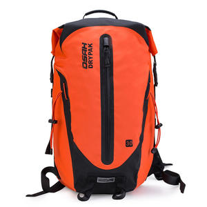 Sac à dos d'extérieur personnalisé avec logo, double bretelle, motif à carreaux et doublure en PVC imperméable et résistante à l'abrasion, sac à dos de randonnée - Product Image 2