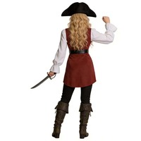 Costume de pirate des Caraïbes Captain Jack Sparrow Elizabeth pour adulte unisexe, tenue de cosplay de pirate, gilet, pantalon, veste, trench-coat