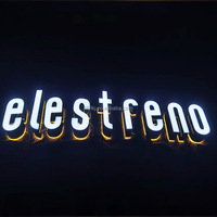 Enseigne Néon LED Personnalisée Extérieure pour Entreprise, Lettres Lumineuses 3D Murales en Métal Rétroéclairées, Logo Commercial