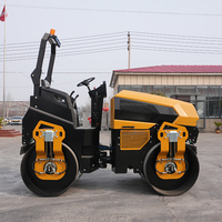 Offre Spéciale CE EPA Compacteur Vibratoire Routier à Double Tambour 4000 kg, Hydraulique, pour Asphalte et Béton, avec Moteur Diesel