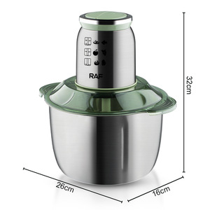 1000W Electric Food Chopper 5L Stainless Steel Commercial Kitchen Meat Vegetable Grinder Safe Operation for Home Use - Product Image 5