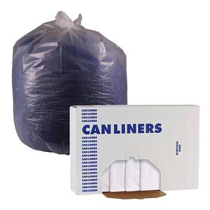 Bolsas de Basura Industriales de Alta Densidad Boardwalk, 43 x 48 Pulgadas, Paquete Plano, 56 Galones, Color Natural, 200 Cajas - Product Image 2