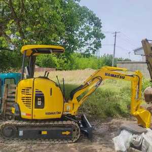 รถขุดขนาดเล็ก Komatsu PC20 มือสอง ได้รับการรับรองมาตรฐาน CE พร้อมบุ้งกี๋ขนาด 0.2 ลูกบาศก์เมตร เครื่องยนต์ Cummins พร้อมมอเตอร์ ปั๊ม เกียร์ และลูกปืน ขาย - Product Image 6