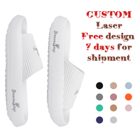 DROPSHIPPING Chaussons d'intérieur en EVA respirants, antidérapants, légers, ultra-doux, à plateforme épaisse, imprimés, style été