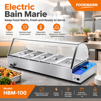 Bain-marie électrique commercial pour soupe avec couvercle en verre incurvé et armoire de maintien au chaud