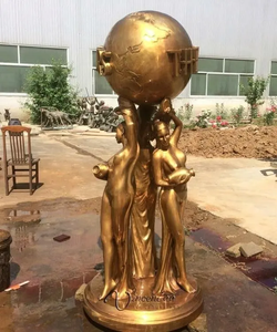 Décoration de jardin extérieur en laiton de taille personnalisée <span class=keywords><strong>Le</strong></span> <span class=keywords><strong>monde</strong></span> <span class=keywords><strong>est</strong></span> <span class=keywords><strong>à</strong></span> vous Statue en bronze <span class=keywords><strong>Le</strong></span> <span class=keywords><strong>monde</strong></span> <span class=keywords><strong>est</strong></span> <span class=keywords><strong>à</strong></span> vous Statue pleine grandeur <span class=keywords><strong>à</strong></span> vendre - Product Image 4