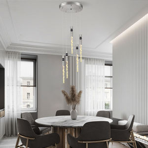 Elegante Lámpara de Araña LED Moderna de Cinco Cabezas para Espacios con Estilo - Product Image 2