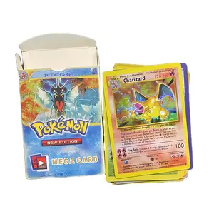 ขายส่ง booster pack xy evolutions-54ชิ้น/เซ็ต Pokemon Mega Gx V Vamx การ์ดซื้อขายที่หายาก Pikachu Cart Pack