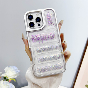 Custodia per telefono di lusso a prova di caduta <span class=keywords><strong>trasparente</strong></span> con stelle Glitter Bling piumino custodia per telefono <span class=keywords><strong>Honor</strong></span> Magic7 <span class=keywords><strong>Lite</strong></span> - Product Image 5