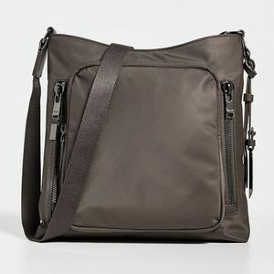 Custom DIY Logo Lady Nylon Single <b>Shoulder</b> Bag Waterproof Zip Sling Messenger Bags Adjustable <b>Straps</b> Summer Travel - Product Image 2