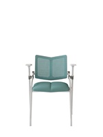 Chaise de conférence ergonomique réglable, pliable et empilable, avec cadre en fer moderne, pour salle de classe, hôtel, école - Vente en gros, fabrication OEM