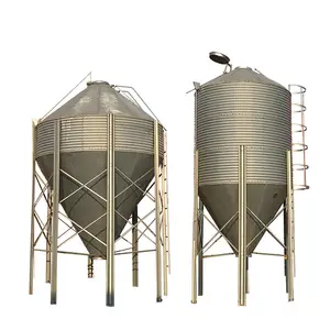 3 Ton 5 Ton 10Ton grano di mais contenitore di stoccaggio Silo prezzo costo per la vendita di grano risaia semi di mais Silo di stoccaggio