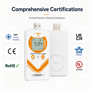 Termohigrómetro Digital M502 con Pantalla LCD Integrada para Monitoreo de Temperatura Ambiente en Laboratorios - Product Image 3