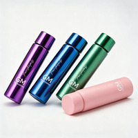Tube en verre borosilicate personnalisé, couleur mate, 116 mm, 125 mm, format King Size, pré-emballé, avec logo, flacons à l'épreuve des enfants, couvercles CR