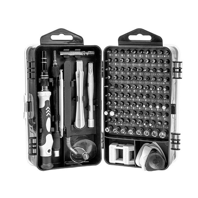 Larix Hot Selling Wholesale Good Price 115pcs Precision Disassemble Mobile Phone Repair Tool Kit for Laptop Computer and Phone