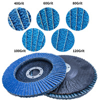 Disque de meulage Disques abrasifs à lamelles en zircone 4.5 "5" Disque à lamelles T27/T29 Roue de polissage Roue à lamelles pour meuleuse d'angle Sable