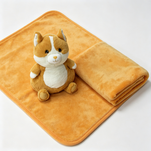 Mochila de Peluche Personalizada de Corgi Naranja, Juguete de Peluche de Perro con Relleno de Algodón PP, Unisex, Tamaño 11CM-30CM - Product Image 1