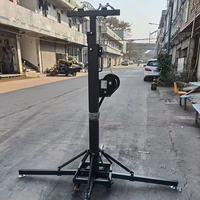 Soporte Modular Plegable de Acero/Hierro de 6 Metros para Exteriores, con Manivela, Capacidad de Carga de 250 kg, para Altavoces Line Array
