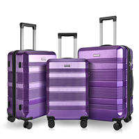 Valise Bagage en ABS Taille unisexe Fabricants de bagages Valise à roulettes Ensemble de valises de voyage Sacs d'embarquement