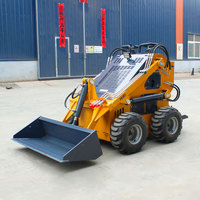 Mini-chargeuse compacte chinoise, chargeuse frontale, moteur essence 25 CV EPA/EURO5, haute efficacité, multifonctionnelle, pour usage agricole