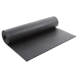 Grand équipement pliant non toxique à haute densité pour protéger le sol tapis d'entraînement de vélo PVC Yoga pour fitness Gym Sport Pilates