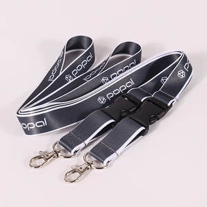 สายคล้องคอแบบตลกสำหรับโทรศัพท์มือถือที่ใส่บัตรทำจากโพลีเอสเตอร์ออกแบบได้ตามต้องการตัวยึดพวงกุญแจแบบม้วนได้ - Product Image 1