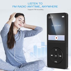 Reproductor <span class=keywords><strong>MP3</strong></span>/<span class=keywords><strong>MP4</strong></span> de música con sonido sin pérdidas portátil con grabadora de voz de pantalla de altavoz HD, Radio FM, admite hasta 64GB - Product Image 4