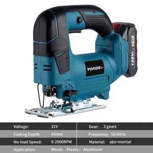 เลื่อย<span class=keywords><strong>จิ๊</strong></span><span class=keywords><strong>ก</strong></span><span class=keywords><strong>ซอ</strong></span><span class=keywords><strong>ว์</strong></span>ไฟฟ้า 20V พร้อมใบเลื่อย 1 ใบสำหรับแบตเตอรี่ <span class=keywords><strong>Makita</strong></span> 18V เลื่อยฉลุไร้สายสำหรับงานไม้เอน<span class=keywords><strong>ก</strong></span>ประสงค์ - Product Image 5