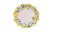 Assiette à dîner en mélamine en forme de fleur écologique personnalisée avec un design luxueux pour les restaurants et les cadeaux