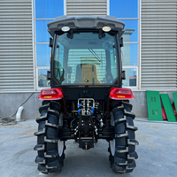 Traktor Pertanian Mini 80 Tenaga Kuda 4WD Bertenaga Diesel dengan PTO Hidrolik