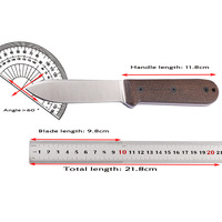 Couteau à lame fixe en acier DC53 avec manche en Micarta, pour la chasse, le camping, la survie, les activités de plein air, outil EDC avec étui Kydex