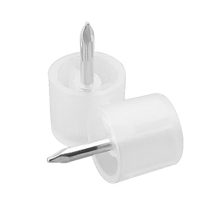 Support d'étagère en plastique avec clous, installation facile pour cloison de placard, modèle 333 - Product Image 3