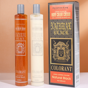 Tinta per Capelli Nera Naturale a Base di Erbe, Permanente <span class=keywords><strong>Senza</strong></span> <span class=keywords><strong>Ammoniaca</strong></span>, Crema Colorante Professionale Biologica all'Ingrosso - Product Image 2
