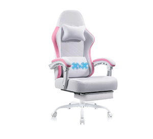 Silla <span class=keywords><strong>Gamer</strong></span> Económica de Altura Ajustable en Oferta 2026, Silla de Juego para Computadora de Cuero PU Personalizada con Reposapiés - Product Image 5